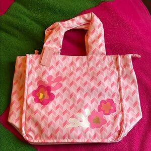 Estée Lauder Pink Floral Tote Bag NWT
